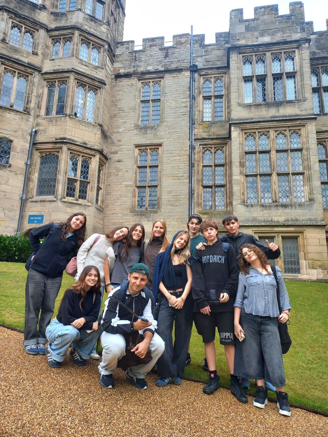 Grupo de alumnos durante el viaje educativo a Oxford